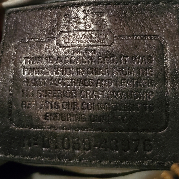 Coach leather and canvas crossbody purse - Picture 6 of 8